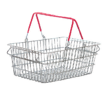 Cestinha aramada de mão 23L